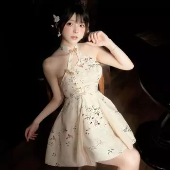 Сексуальное нижнее белье, национальный цвет и натуральный аромат, высокие разрезы, открытые бедра, новая китайская печатная застежка-диск, сексуальное one size fits all