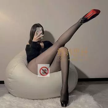 Сексуальное нижнее белье открытая промежность свободные чулки секс сексуальные горячие ультратонкие прозрачные колготки M (open file) белый