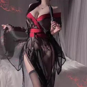 Сексуальное нижнее белье Phantom Retro Сексуальное Легкое Сетчатое С принтом Поясная резинка Кружево One size