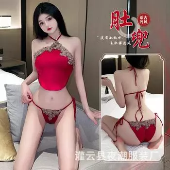 Сексуальное нижнее белье с карманом на животе женское горячее бесплатное страстное искушение костюм пижама постельное белье униформа 1619 one size fits all