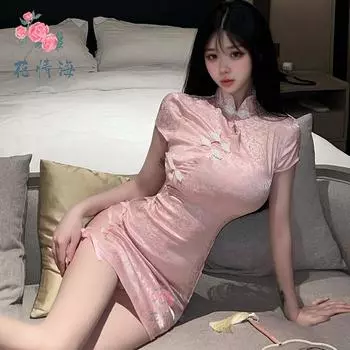 Сексуальное нижнее белье с темным узором, облегающее платье, бретели для приватной комнаты, юбка One Size