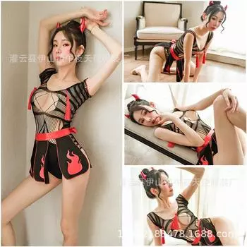 Сексуальное нижнее белье, сетчатая одежда, открытая сетчатая одежда для преуспевающих женщин, которую можно взять бесплатно, страстная молочная цельная сетчатая одежда, дом 1310 one size fits all