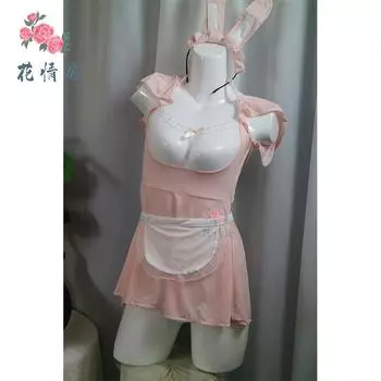 Сексуальное нижнее белье Сексуальная медсестра Сладкий бант С открытой спиной Косплей One size