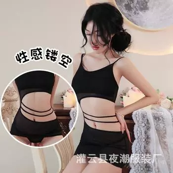 Сексуальное нижнее белье сексуальная талия полая обтягивающая спинка горячая красотка чистое желание подтяжки платье женщины 1048 one size fits all