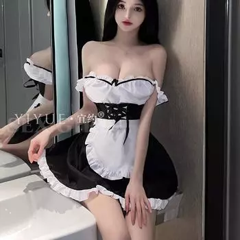 Сексуальное нижнее белье сексуальная горничная cos косплей одежда горничная plus size униформа соблазнительный костюм one size fits all