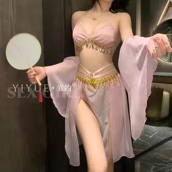 Сексуальное нижнее белье сексуальная экзотическая принцесса дуньхуан летающая ханьфу древний стиль раздельный униформа костюм one size fits all