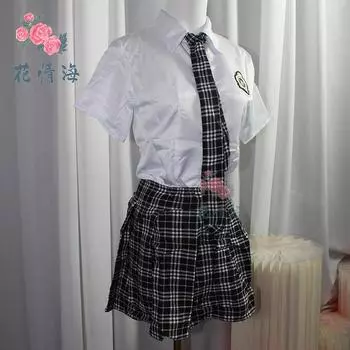 Сексуальное нижнее белье сексуальное чистое желание стиль колледжа клетчатая JK чистая униформа соблазн страсть женщина One Size