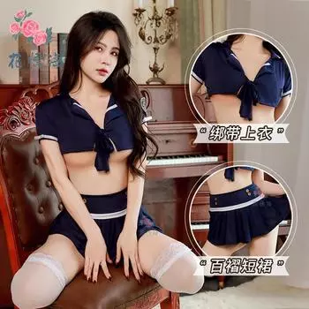 Сексуальное нижнее белье сексуальное чистое желание полицейская раздельная страсть супер короткая плиссированная юбка бесплатно average size (80-60 kg)