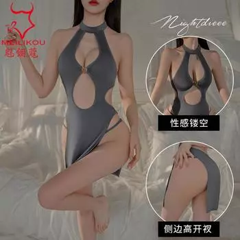 Сексуальное нижнее белье, сексуальное искушение, капающая вода, платье без молока, флирт в приватной комнате, женщина в полой униформе 2183 One Size