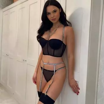 Сексуальное нижнее белье сексуальное женское полое раздельное нижнее белье комплект из трех предметов S