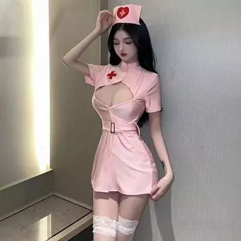 Сексуальное нижнее белье сексуальное чистое желание униформа медсестры женская косплей страсть одежда горячая пустая бесплатная униформа пижама one size fits all