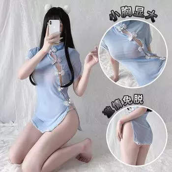 Сексуальное нижнее белье Сексуальное развлечение Пижама Пара Страсть Костюм Сексуальная Униформа Соблазнение Cheongsam Женщина One size