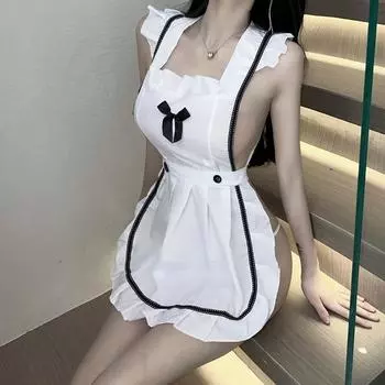 Сексуальное нижнее белье сексуальное женское прозрачное соблазнительное нижнее белье горничная горничная цельный костюм one size fits all