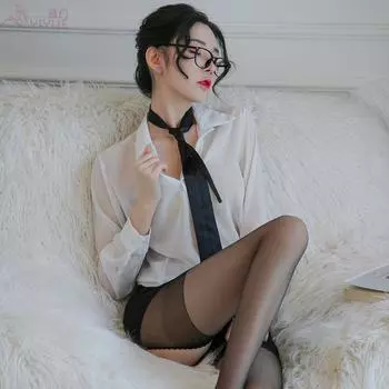 Сексуальное нижнее белье сексуальное обтягивающее облегающее белье для секретаря OL униформа учительница соблазнительный костюм ночной клуб average size