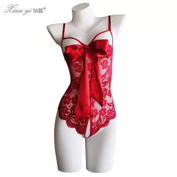 Сексуальное нижнее белье сексуальное кружево перспектива горячая кровать личная пижама страсть свободный искушение комплект 419 S