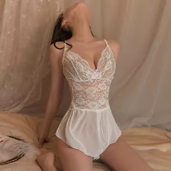 Сексуальное нижнее белье сексуальное перспективное сеточное чистое желание милый большой размер соблазнительный открытый кружевной комплект One Size