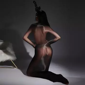 Сексуальное нижнее белье сексуальные 5D ультратонкие чулки-спальный мешок с лошадиным маслом бесшовные маслянистые и шелковистые прозрачные унисекс One size