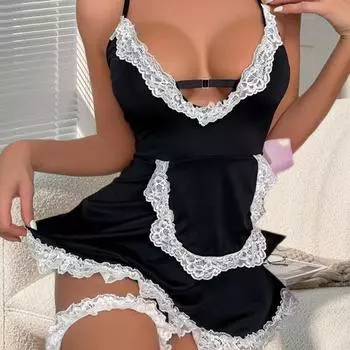Сексуальное нижнее белье сексуальные женщины бесплатно горничная секс униформа искушение чистое желание секс костюм оптом S