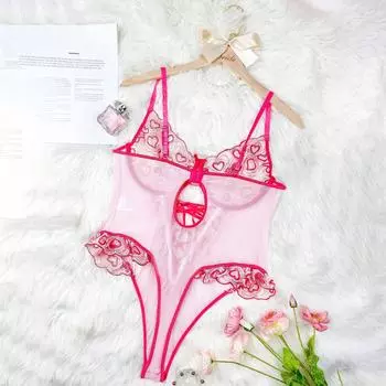 Сексуальное нижнее белье Сексуальные подтяжки комбинезон кружевной соблазн полые сексуальные комбинезоны горячая униформа пижамы S S