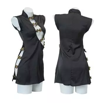 Сексуальное нижнее белье Сексуальный чонсам Сквозной Горячий Косплей Страсть One size