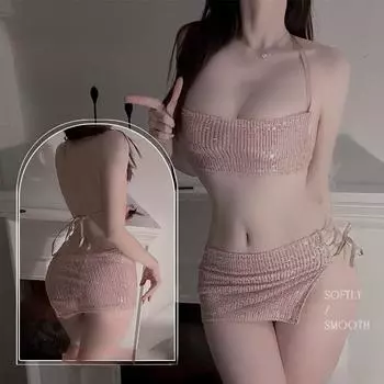 Сексуальное нижнее белье соблазнение ночной клуб королевская сестра бедра юбка горячая пижама сексуальная униформа кровать быстрая атака женщина One Size