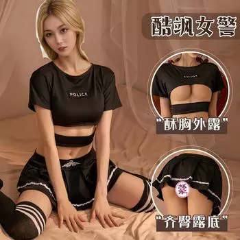 Сексуальное нижнее белье соблазнение студентка секс униформа одежда для лежания футбольный малыш чирлидинг стиль чистого желания One size