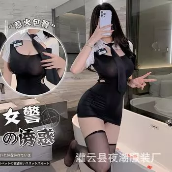 Сексуальное нижнее белье свободное от чистого желания OL профессиональный женский полицейский инструктор форма искушение костюм страсть искушение 8319 average size
