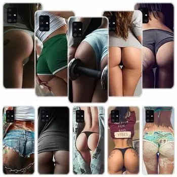 Сексуальное нижнее белье в виде попки, бикини, женский чехол для телефона для девочек, чехол для телефона Samsung Galaxy A52 A53 A12 A13 A22 A23 A32 A33 A72 A73 A42 A02S A03S 5G A50S Samsung A03S