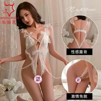 Сексуальное нижнее белье, возбуждающее, большой жемчуг, сексуальные жемчужные трусики для девочек, частный кружевной комплект для феи 2162 one size fits all