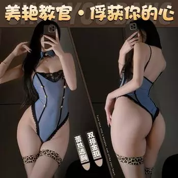 Сексуальное нижнее белье женская новая униформа соблазнение темперамент королевская сестра cos чистое желание полицейская сетка сексуальный комбинезон 2110 One size (80-60kg)