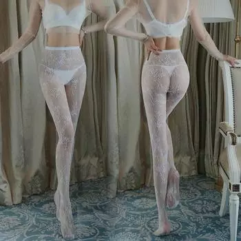 Сексуальное нижнее белье, женские сексуальные соблазнительные леггинсы, сетчатые чулки, чулки, цельные носки. Hardcover (80-70kg)