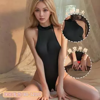 Сексуальное нижнее белье женское свободное высокое чувство сексуальная пижама униформа искушение сексуальное с открытой промежностью свободный стиль комбинезона One size