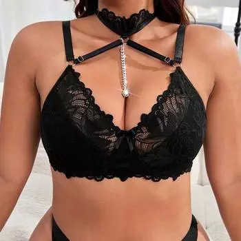 Сексуальное нижнее белье жилет сексуальный прозрачный кружевной кулон подтяжки сексуальный секс топ 1XL