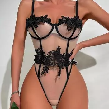 Сексуальное перспективное сетчатое эротическое нижнее белье для ночного клуба S