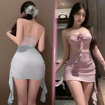 Сексуальное платье Кружево Наряд для офисных леди Костюмы для косплея Форма секретаря Перспективное Эротическое белье Мини-юбка Одежда One Size