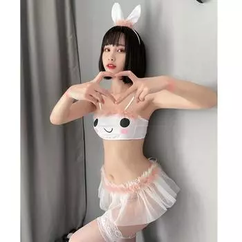 Сексуальное плюшевое нижнее белье, перспективный наряд, костюмы для косплея, кошачья униформа, мини-юбка, кошачья девушка, страсть, пижама, эротическое белье XS