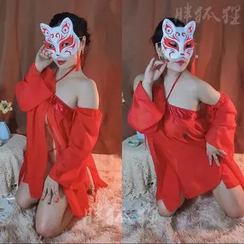 Сексуальное свадебное эротическое нижнее белье большого размера, высококачественное классическое эротическое искушение Hanfu, старинная пижама, слегка толстая MM M80—120