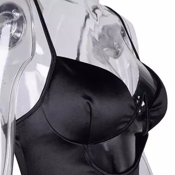 Сексуальное женское атласное платье на тонких бретельках с открытой спиной для вечеринки по случаю дня рождения, ночного клуба, длинное L белый