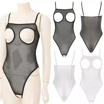 Сексуальное женское белье, боди с открытой чашкой, стринги, купальник, комбинезон, женские цельные колготки, бикини, ночное белье M
