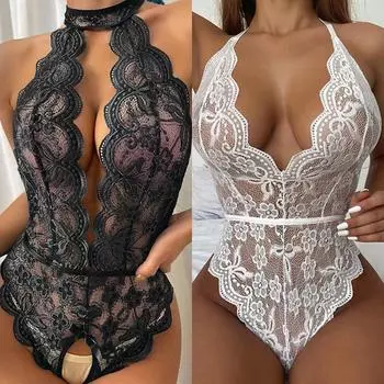 Сексуальное женское белье кружевное эротическое боди Babydoll эротическое платье для секса костюмы Lenceria эротическое нижнее белье пижамы S