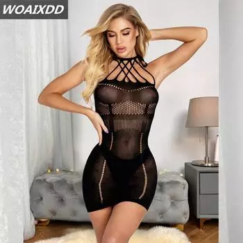 Сексуальное женское белье Мини-платье Порно Babydolls Lenceria Mujer Эротическое женское белье Бандаж Сексуальные костюмы Эротическое нижнее белье для вечеринок XXS