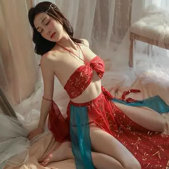 Сексуальное женское белье Super Fire Многоцветное эротическое белье Ткань Сексуальное женское забавное нижнее белье Рыболовная сеть Пудинг Кольцо для брюк Кольцо на шею Сетка One Size