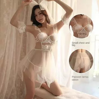 Сексуальное женское белье Super Fire Многоцветное эротическое белье Ткань Сексуальное женское забавное нижнее белье Рыболовная сеть Пудинг Кольцо для брюк Кольцо на шею Сетка One Size