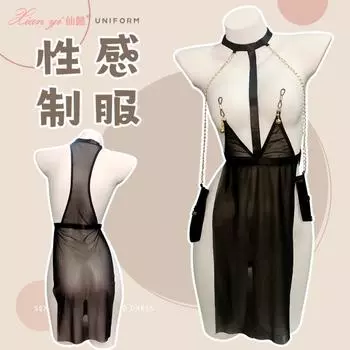 Сексуальное женское белье Xianyi, сексуальная сетчатая перспектива, униформа, соблазн показать грудь, не снимая страстную одежду, женские капли крови 560 One size