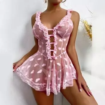 Сексуальное женское кружевное ночное белье Babydoll, женское нижнее белье, боди, купальник S белый