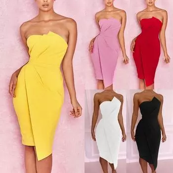 Сексуальное женское модное вечернее платье с открытыми плечами, асимметричное платье спереди, вечернее платье XL чёрный