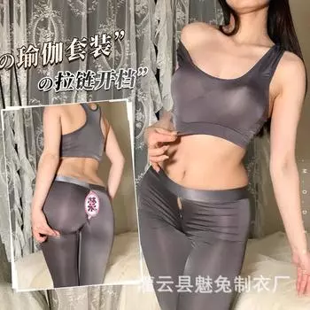 Сексуальное женское нижнее белье сексуальная свободная страсть униформа соблазнение йога брюки костюм открытый знакомства битва 9152 one size fits all