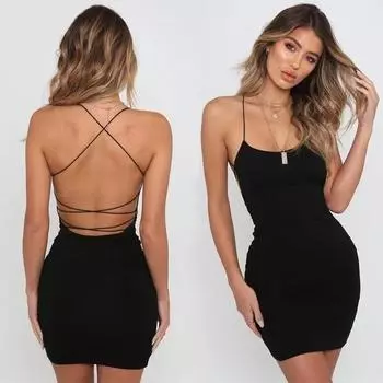 Сексуальное женское тонкое платье на бретельках 2023, весенне-летняя модная посылка, вечернее платье с юбкой на бедрах L белый