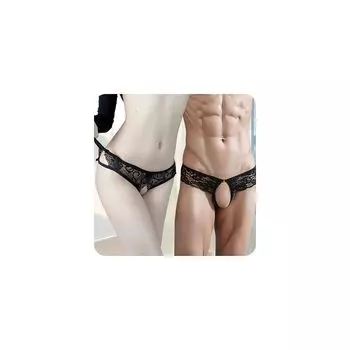 Сексуальные эротические товары для взрослых Adaruto Сексуальные эротические товары для взрослых [Sanmaru] Шорты, женские, с Т-образным вырезом, брюки, мужские, нижнее белье, парное нижнее белье, перфорированные, прозрачные,