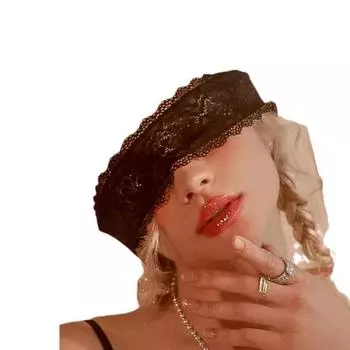 Сексуальные аксессуары повязка на глаза кружево соблазнение косплей униформа нижнее белье подходящее нижнее белье повязка на глаза вуаль